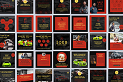 CAR MECHANIC INSTAGRAM POSTS RED, a Social Media Template by Daring Digies (Thumbnail 3 of 8)