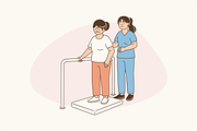 Guided Senior Rehab Illustration, an Object Graphic by Jump Studio (Thumbnail 10 of 12)
