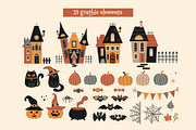 Hey BOO! Cute ghost clipart, a Seasonal Illustration by EltaMaxArt (Thumbnail 4 of 14)