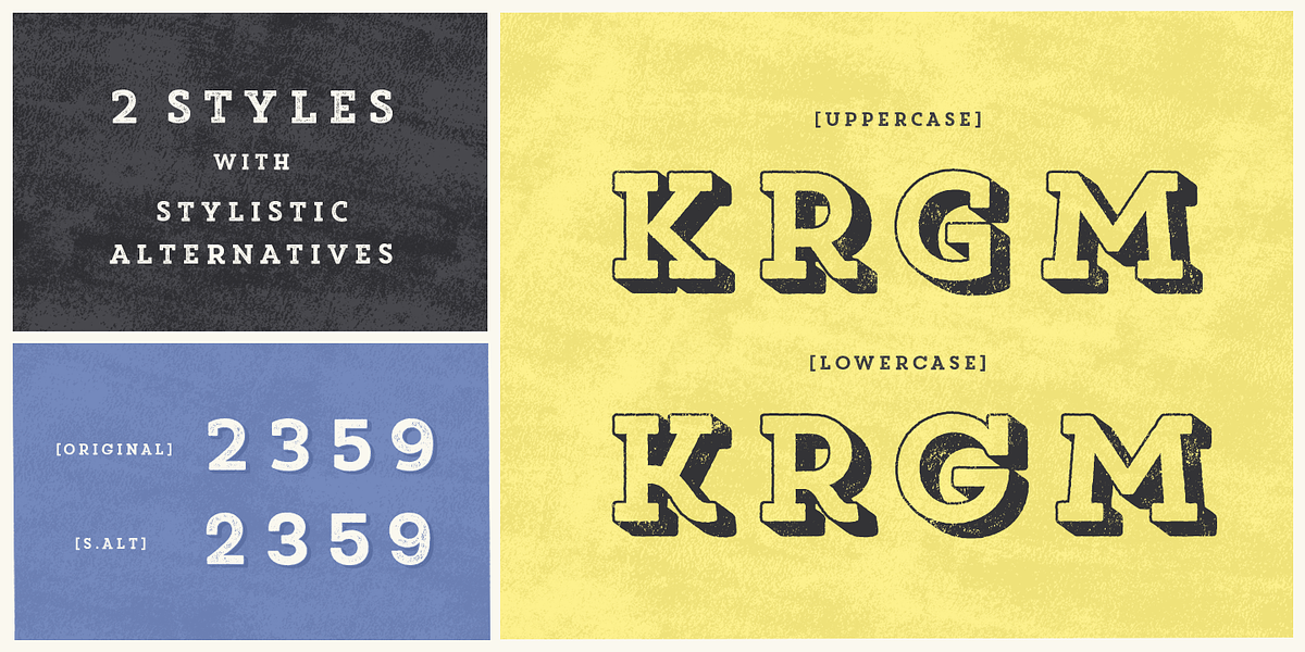 Core Magic Rough, a Slab Serif Font by S-Core (Photo 2 of 9)