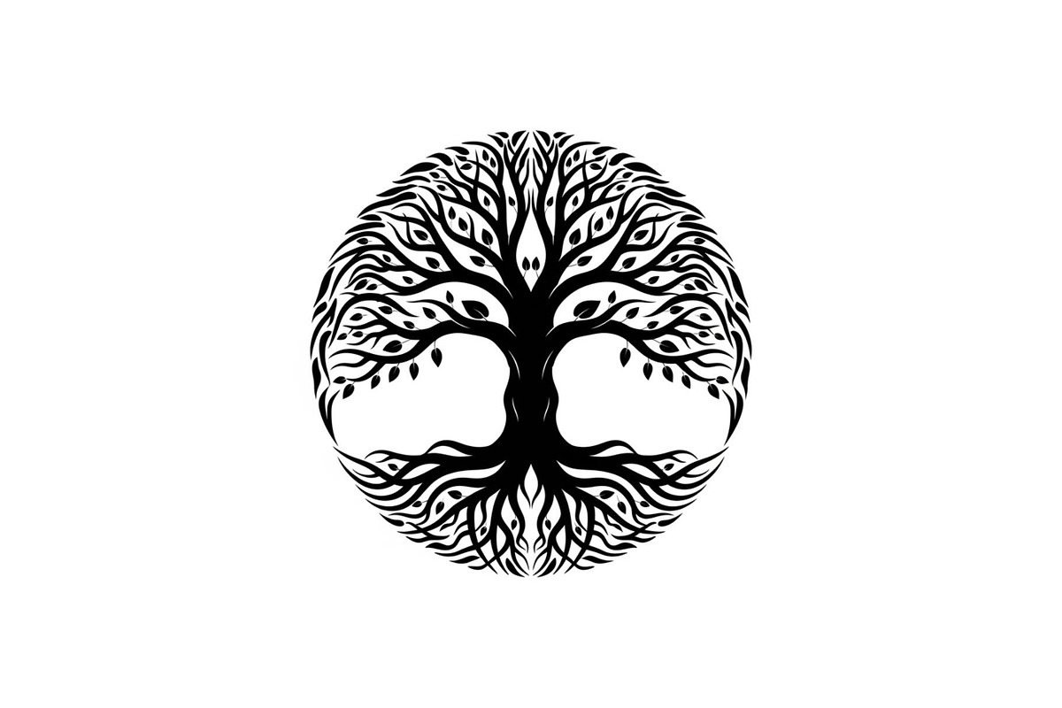 Tree of Life Circle SVG Bundle, an Illustration by Gfx_Store (Photo 33 of 50)