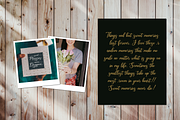 Happy Birthday // Pretty font, a Script Font by Java pep (Thumbnail 5 of 13)