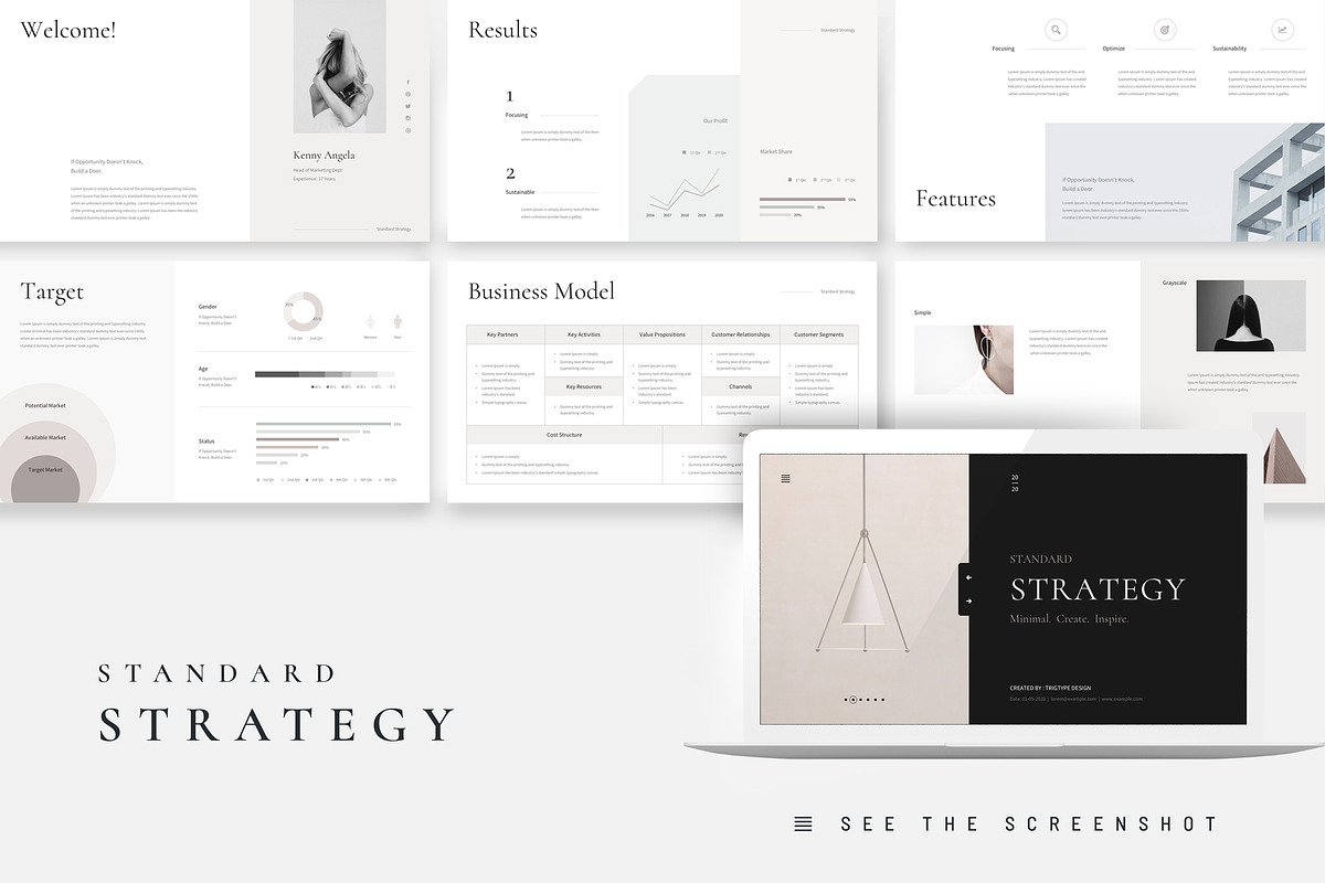 Business Strategy PowerPoint Design, a Presentation Template by TemplatesForest (Photo 2 of 11)