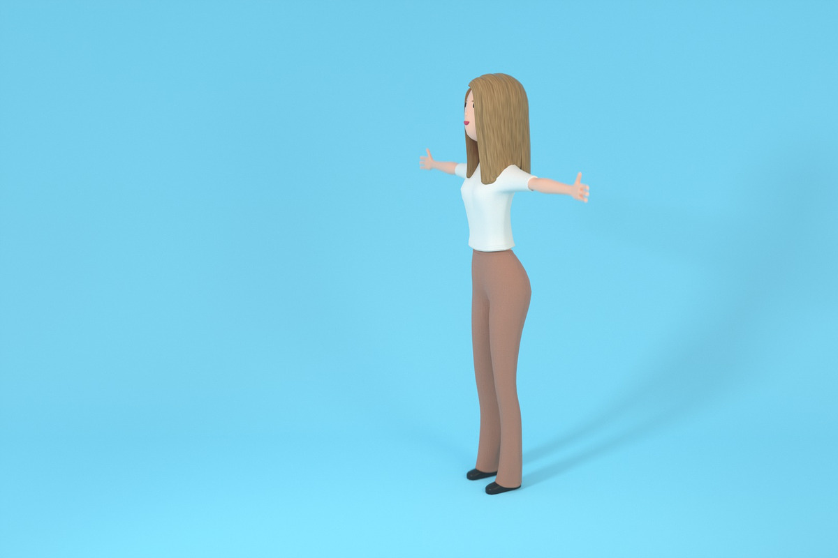 Female Character Lucy, a Characters & Person 3D Model by 3DTreatment (Photo 27 of 32)