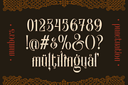 Evahgelina Vintage Font, a Blackletter Font by madeDeduk (Thumbnail 7 of 10)