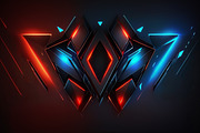 Red and Blue Futuristic Backgrounds, a Background Graphic by Bilgep_design (Thumbnail 2 of 17)