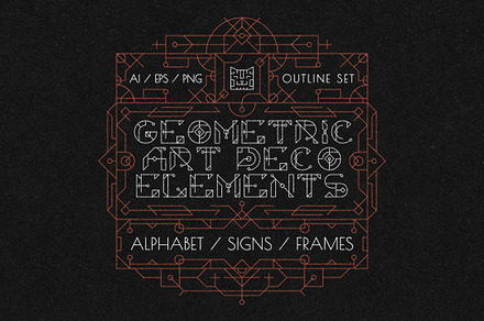 GEOMETRIC ART DECO ELEMENTS
