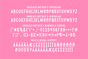 Embrace Mother's - Perfect Font Duo, a Script Font by Keithzo (Thumbnail 6 of 8)