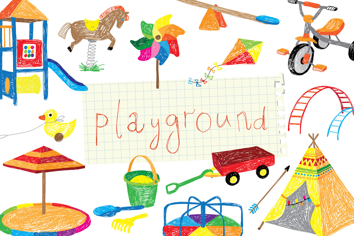 doodle playground, an Object Graphic by artnLera (Photo 1 of 2)