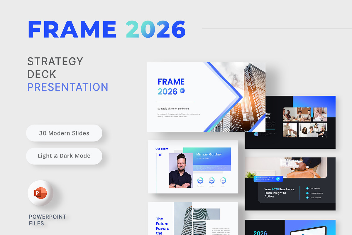 Frame 2026 – Next Chapter Strategy, a Presentation Template by New Coral Design (Photo 1 of 6)