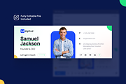 Modern Email Signature Template, a Social Media Template by Digifrnd (Thumbnail 2 of 5)