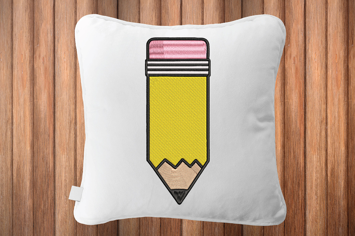 Pencil Embroidery Design, a Graphic by CraftArtStudio (Photo 4 of 4)