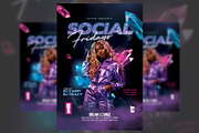 Night Club Party Flyer Template, a Flyer Template by Hotpin (Thumbnail 1 of 2)