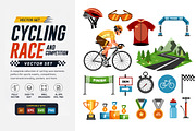 Cycling Race and Competition Vector, an Object Illustration by KAZ by IanMikraz Studio (Thumbnail 1 of 3)