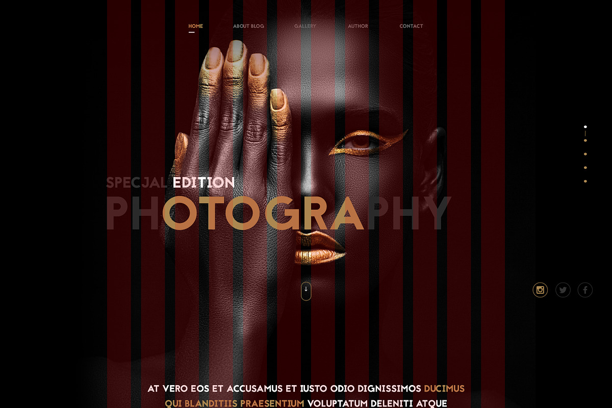 Photography-Amazing Template PSD, a Websites & App Template by KulStudio (Photo 2 of 2)
