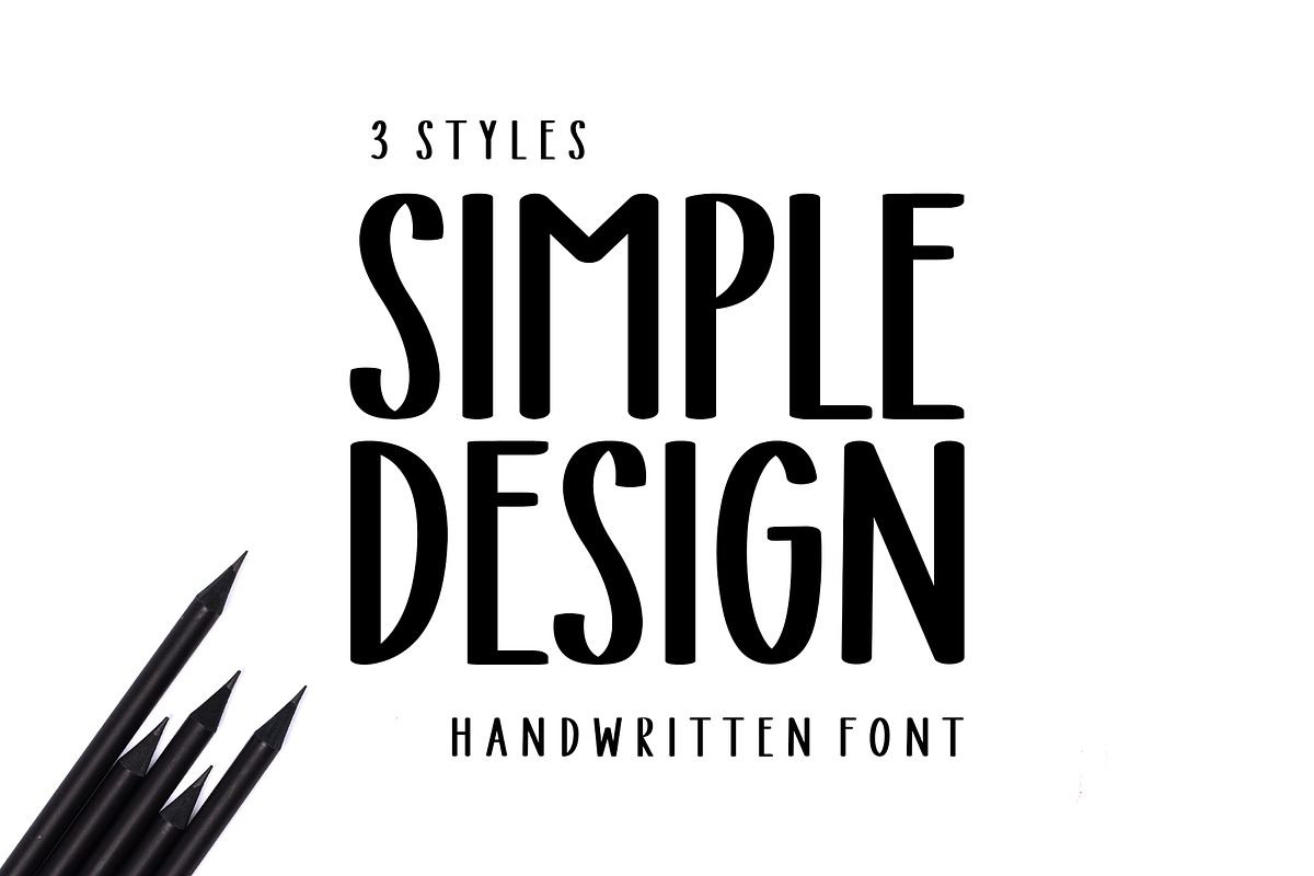 Simple Design, a Handwritten Font by Artkenza (Photo 1 of 8)
