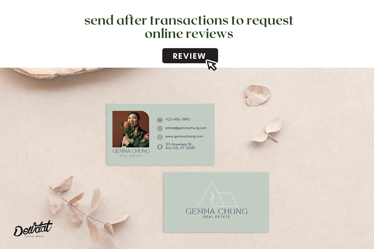 Realtor Business Card Template, a Graphic by Dewdat Digital Media (Photo 5 of 8)
