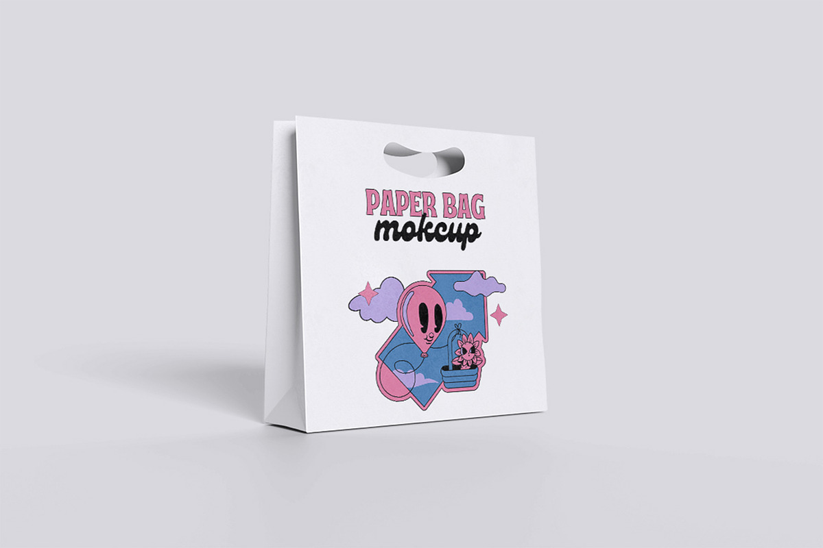 Paper Bag Mockup, a Packaging Mockup by xavier_studio (Photo 5 of 5)