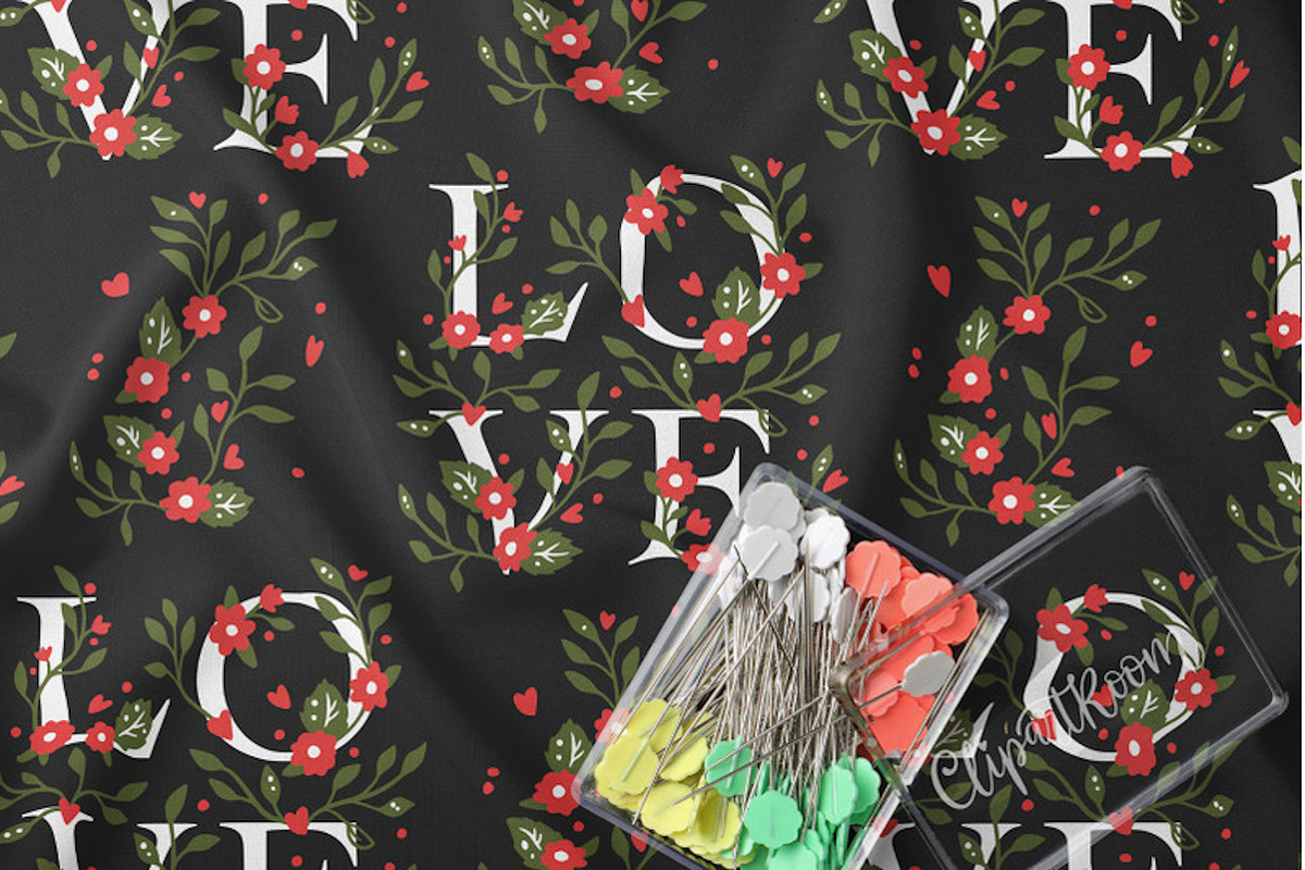 Valentines Day Seamless Pattern Set, a Pattern Graphic by ClipArtRoom (Photo 7 of 7)