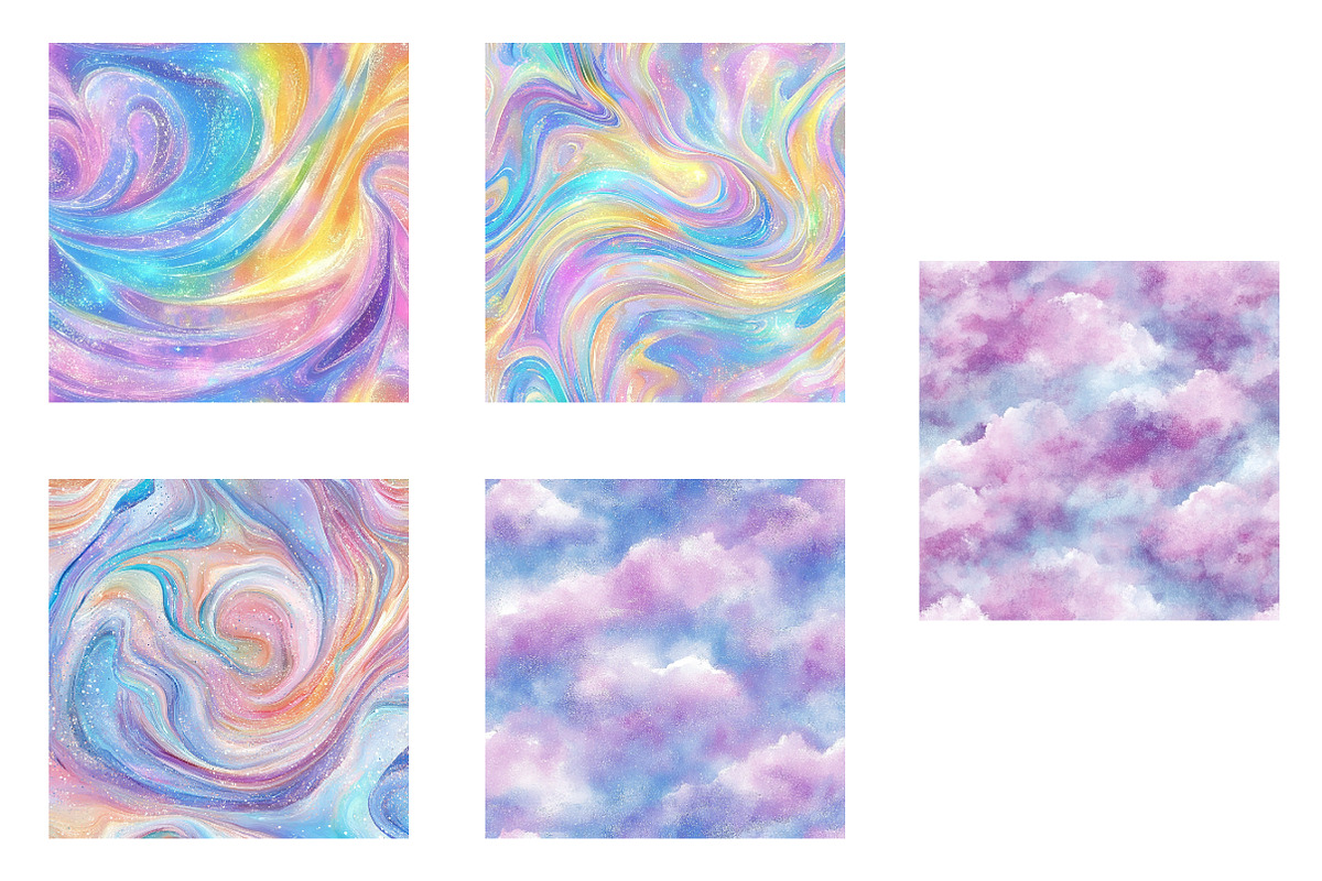 Iridescent Glitter Paper, an Illustration by Designworld (Photo 3 of 3)