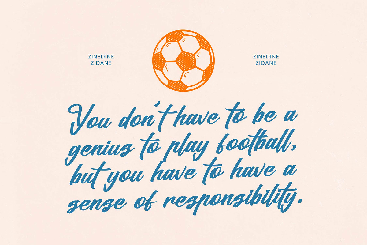 Kickballs United Bold Calligraphy, a Script Font by stylishtype.co (Photo 2 of 20)