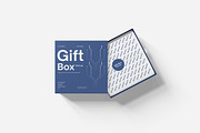 Gift Box Mockup PSD Packaging, an Advertising Mockup by Indah (Thumbnail 2 of 6)