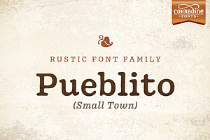 Pueblito font family