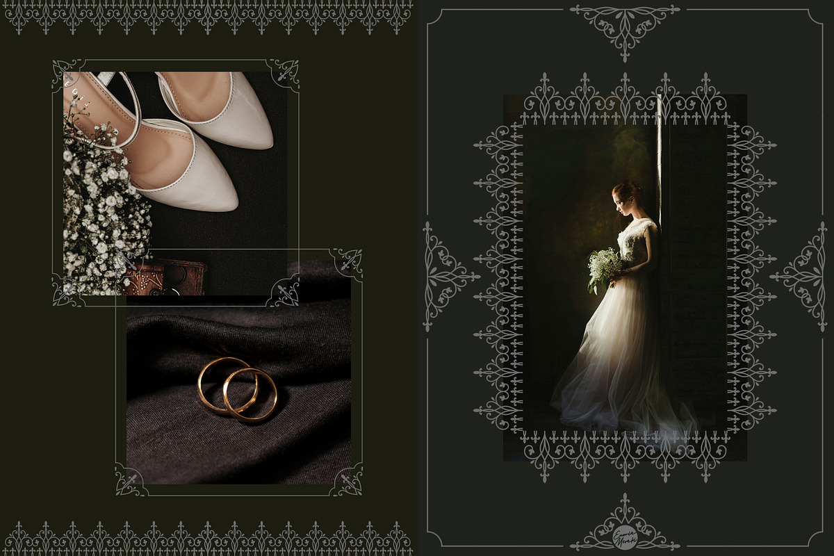 LACE DIARY 01 Vintage Rococo Romance, a Background Graphic by Euonia Meraki (Photo 16 of 18)
