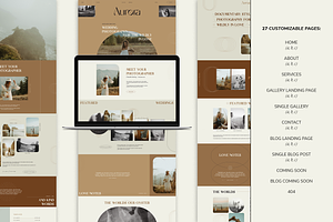 Wanderlust Showit Website Template