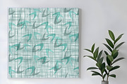 Green Boomerangs with Texture, a Pattern Graphic by Sharon Schwalbe (Thumbnail 4 of 6)