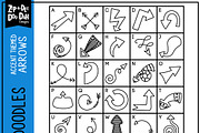 Arrows Doodle Font, a Handwritten Font by Zip-A-Dee-Doo-Dah Designs (Thumbnail 2 of 2)