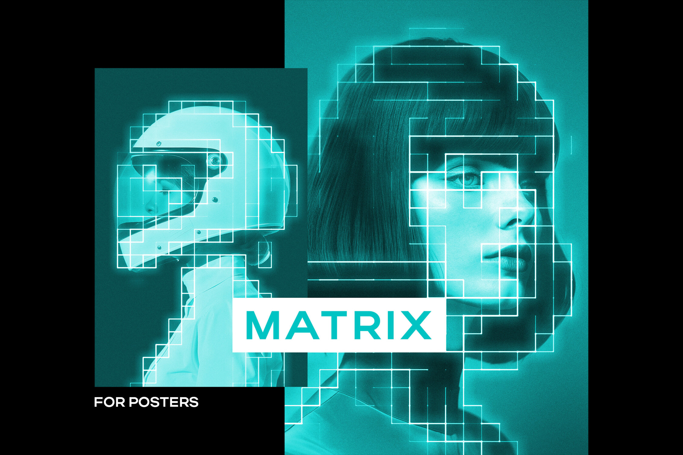 Sci-Fi Matrix Poster Effect, a Layer Style Add-On by Design Squad