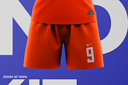 Women's Soccer Kit Mockup - Front, an Apparel Mockup by thedesignshark (Thumbnail 9 of 12)