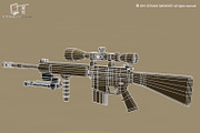 Mk12 sniper rifle, an Object 3D Model by Tartino 3D models (Thumbnail 7 of 7)