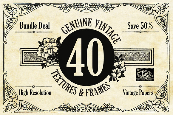 40 Decorative Textures and Frames preview 6