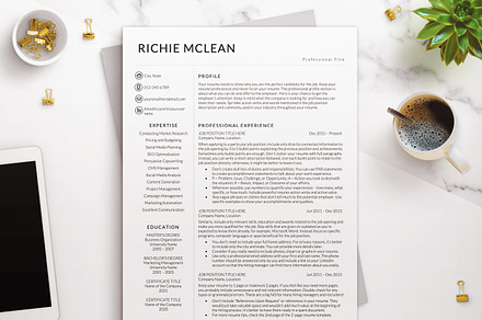 Minimalist Modern Resume Template, a Resume Template by BestResumes.Co