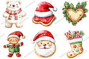 Christmas Sugar Cookie Clipart, an Illustration by designcity5 (Thumbnail 3 of 5)