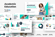 Academic Education Keynote Template, a Presentation Template by QR Design Studio (Thumbnail 1 of 3)