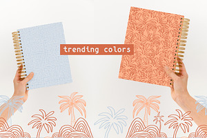 Orange Summer Pattern Collection