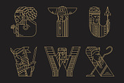Rulers (vector letters and numbers), a Symbol Font by Ognjen Pajic (Thumbnail 7 of 9)