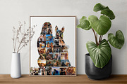 Woman and dog photo collage, a Poster Template by AIW SOLUTIONS (Thumbnail 1 of 4)
