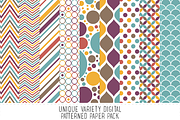 Calico Pattern Paper Pack, a Pattern Graphic by Angie Sandy (Thumbnail 1 of 2)