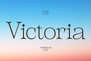 CS Victoria – Modern Font, a Serif Font by Craft Supply Co. (Thumbnail 1 of 8)