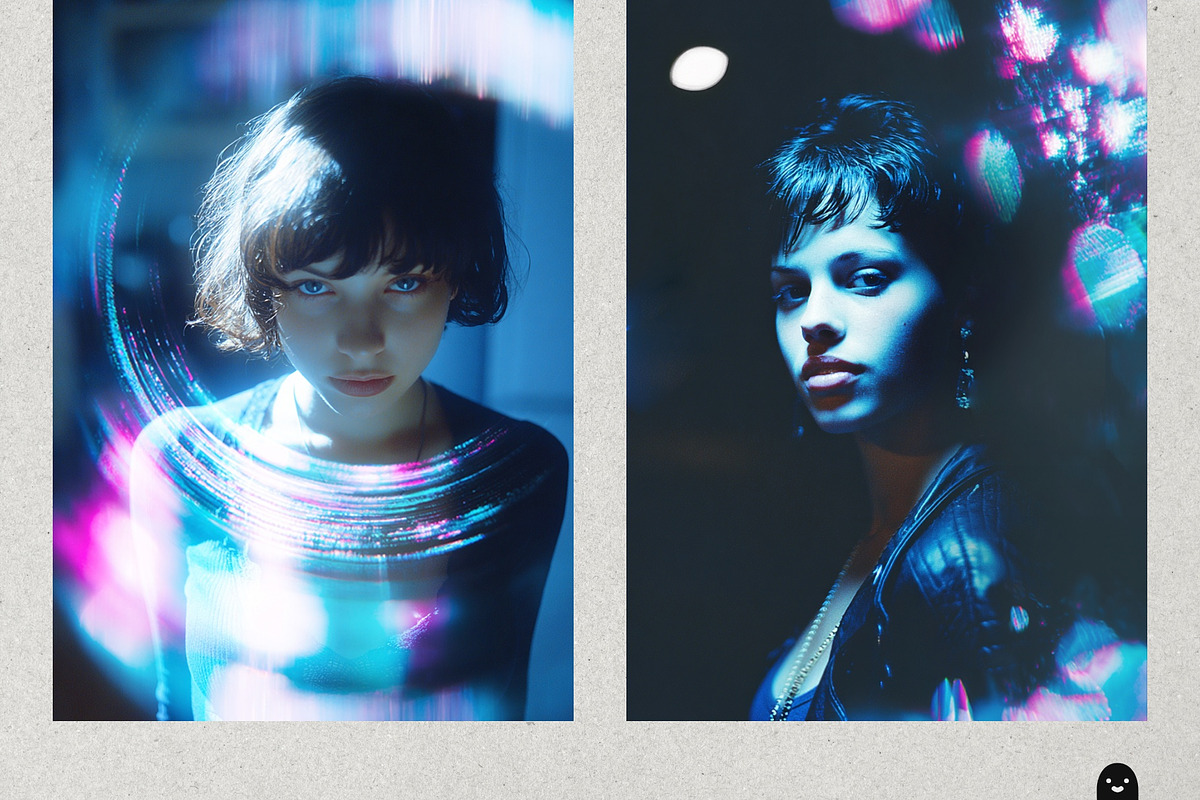 Lo-Fi Night Glow Overlays, a Texture Graphic by PhotoSpirit (Photo 2 of 8)
