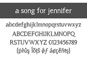 A Song for Jennifer, a Serif Font by Brittney Murphy Design (Thumbnail 3 of 3)
