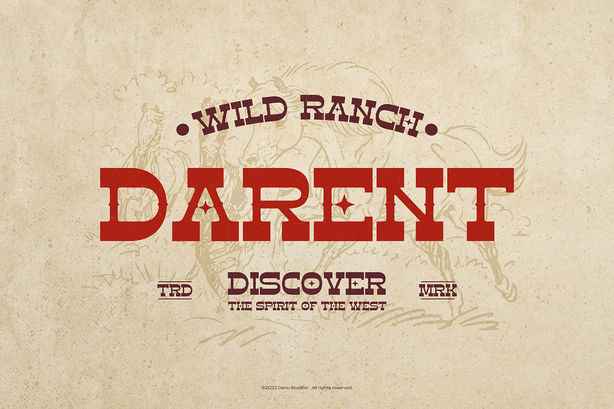Horse Speed | Western Slab Serif, a Slab Serif Font by Denustudios (Photo 4 of 12)