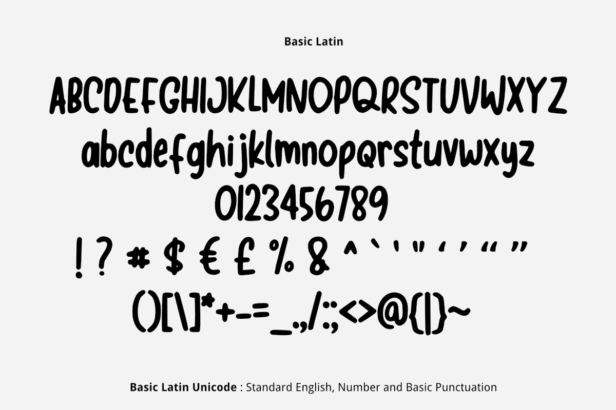Simple Marker Font preview 2
