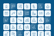 Cleaning Icon Art Set, an Outline Icon by Prosymbols (Thumbnail 7 of 7)