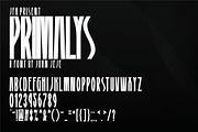 Primalys | Tall Font, a Blackletter Font by JFK Juan Jeje (Thumbnail 4 of 7)