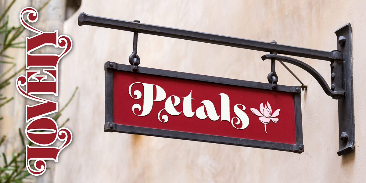 Petals BF, a Serif Font by Bomparte’s Fonts (Photo 10 of 11)
